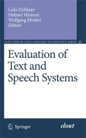 Evaluation of Text and Speech Systems артикул 2286d.