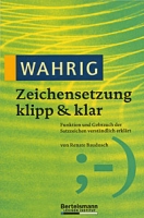 Wahrig: Zeichensetzung klipp & klar артикул 2321d.